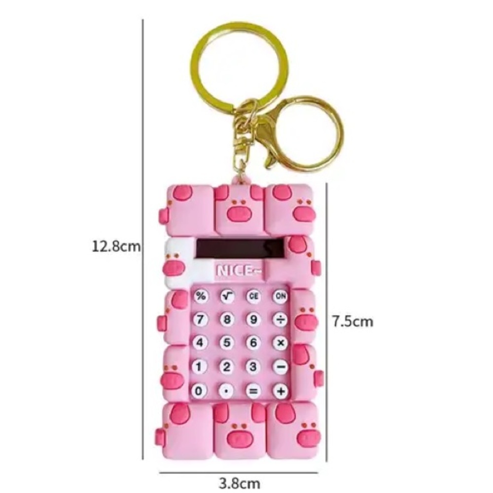1 Mini Calculator Keychain - Picture 6 of 9